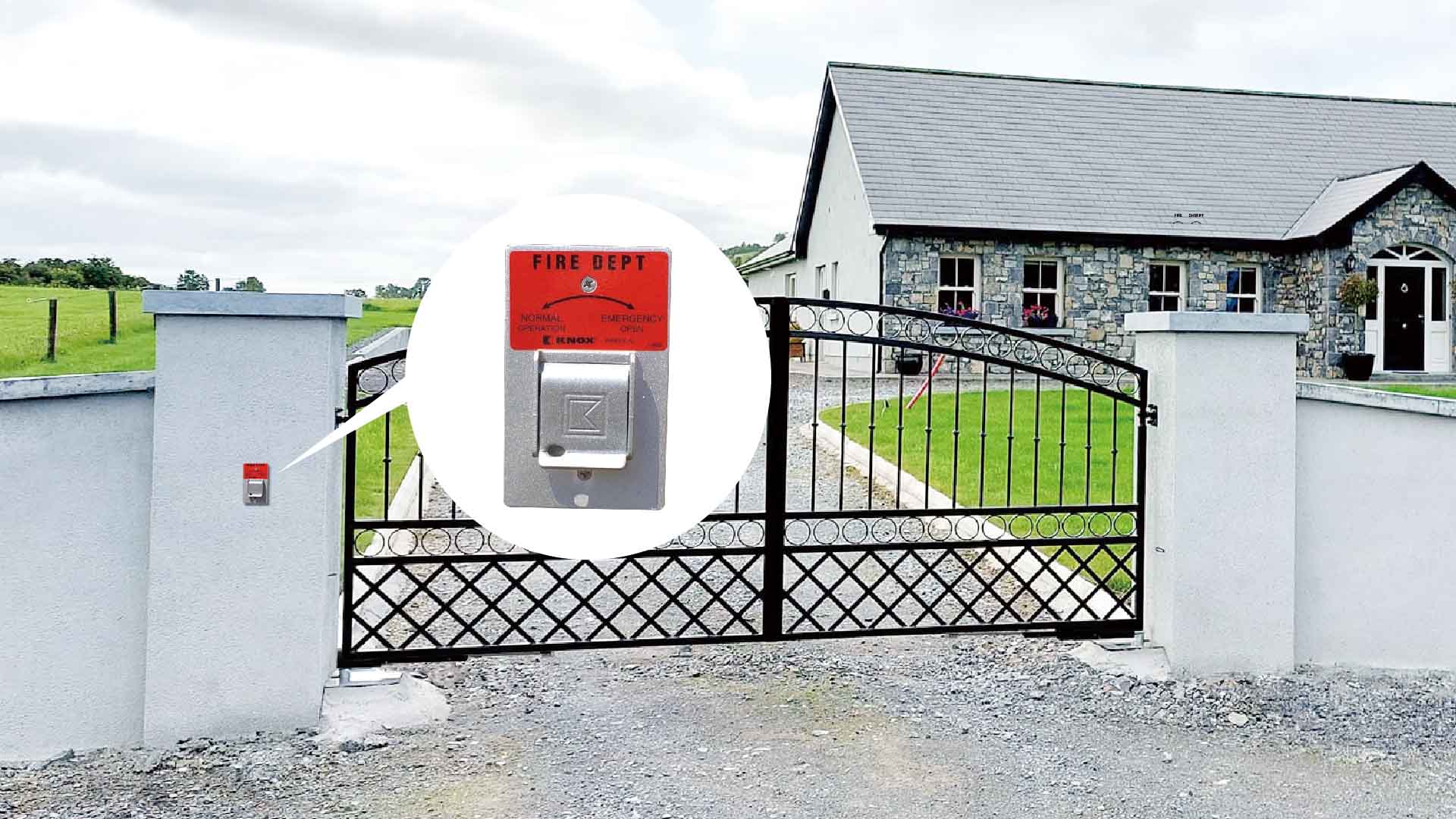 Cómo Usar un Interruptor Knox Gate & Key con TOPENS Abrepuertas