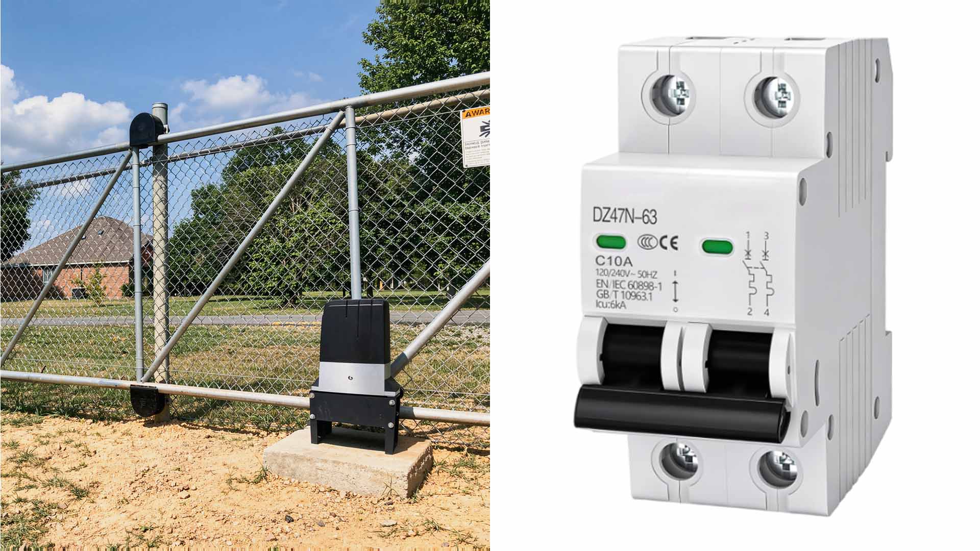 Circuit Breaker Wiring Gate Opener