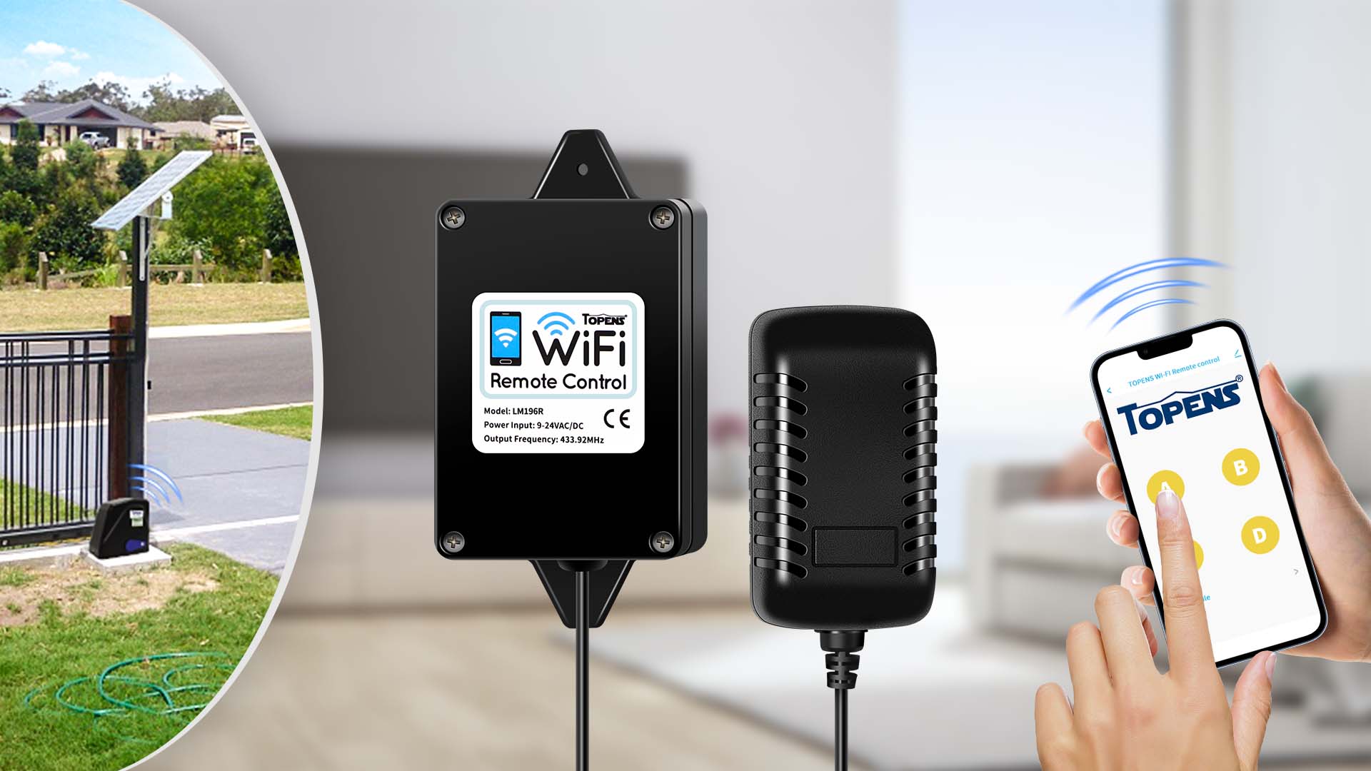WiFi Remote Control Gate Opener