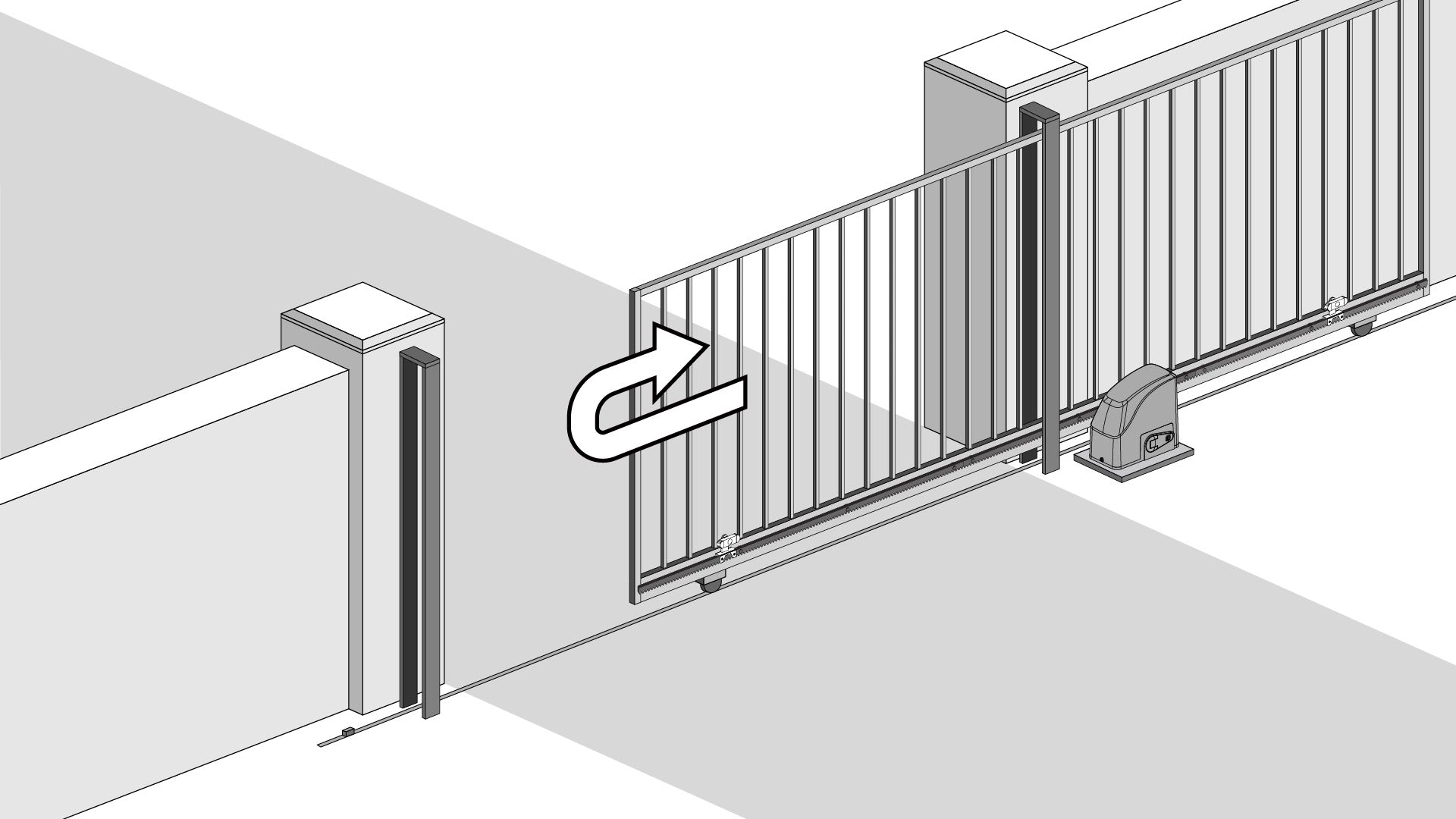 Sliding Gate Rebound Gate Opener