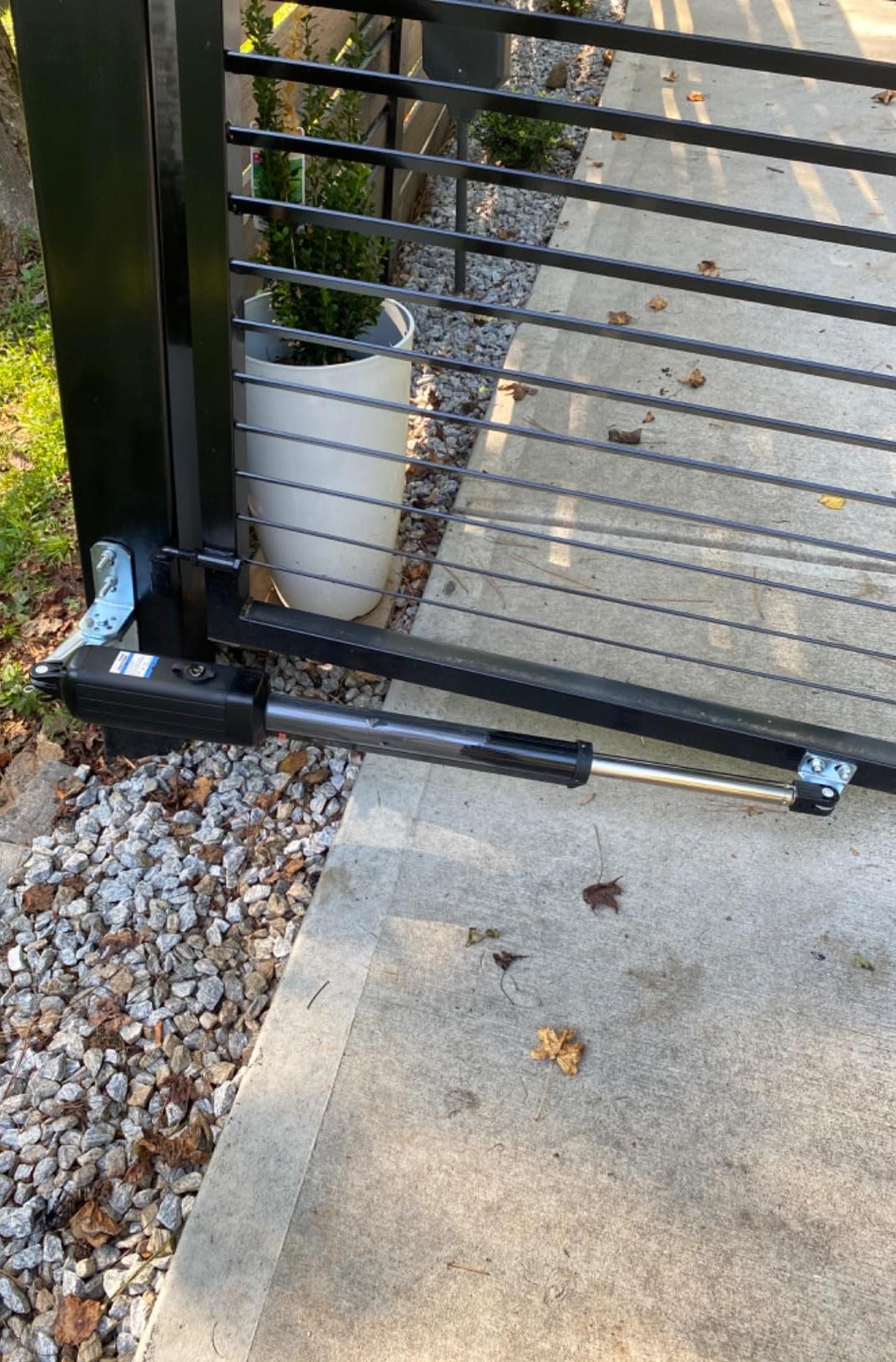 A8132 Heavy Duty Dual Swing Gate Opener in real life