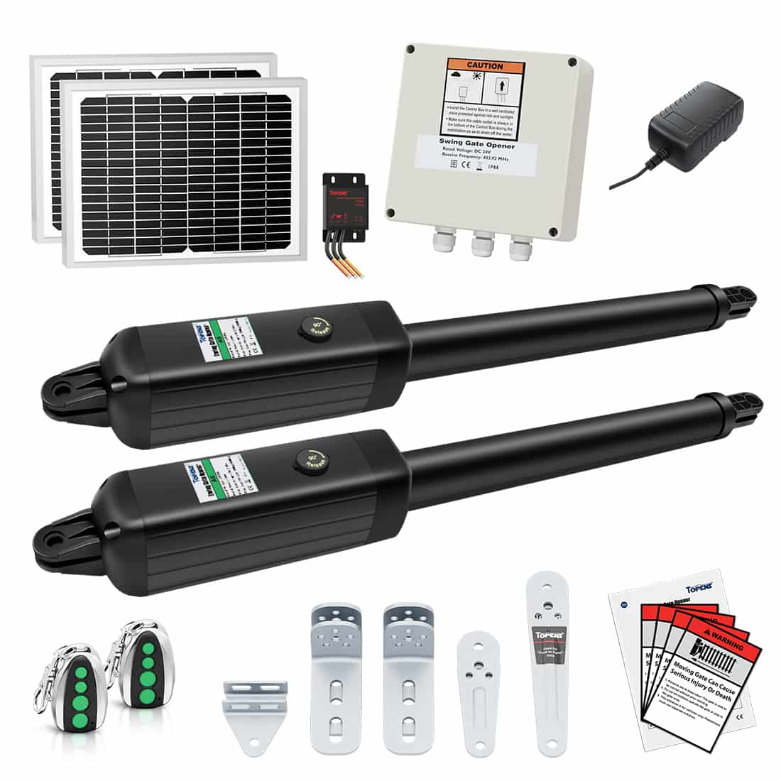 TOPENS AD5S/AD8S Solar Panel Gate Opener Kit