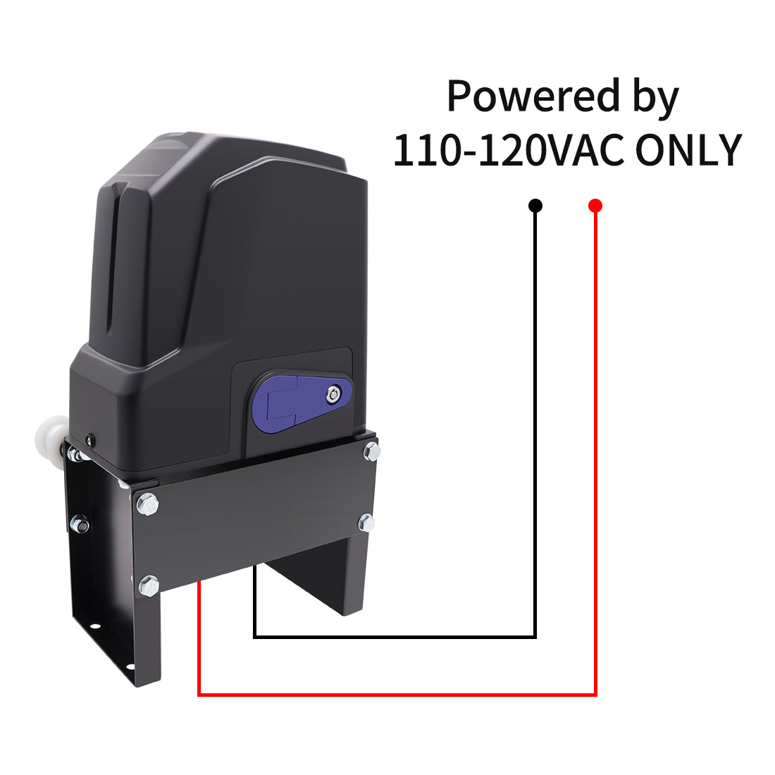AC Electricity Powered ONLY TOPENS CF800 Fast Sliding Gate Opener