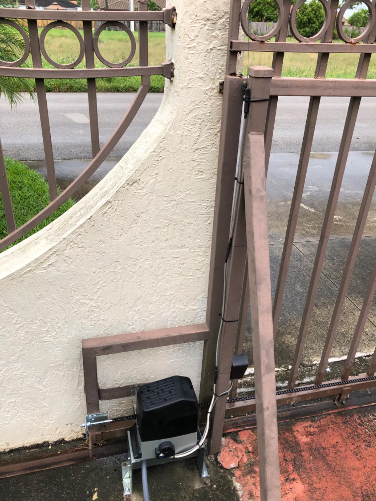CK1200 Sliding Gate Opener in real life
