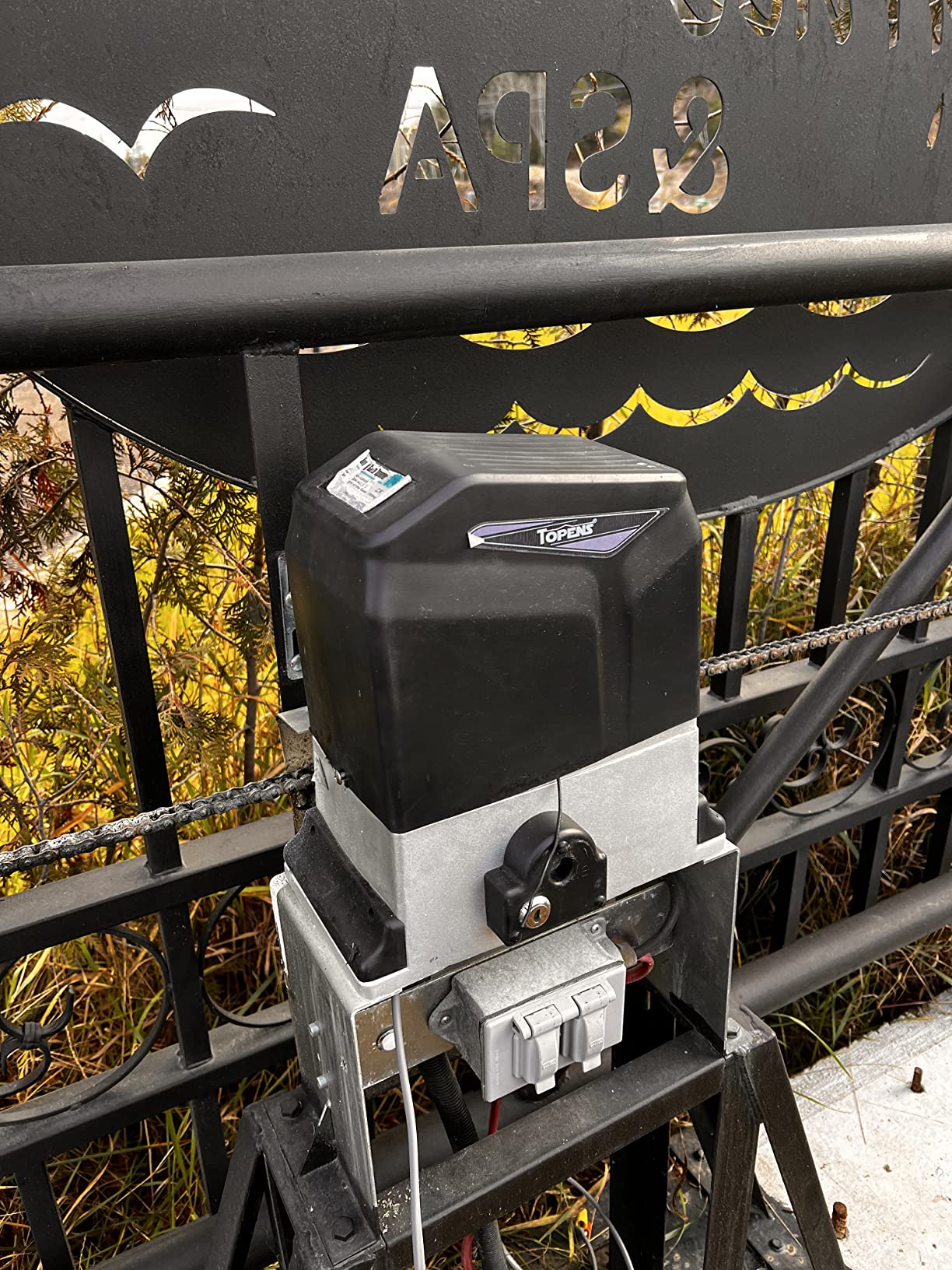 CK1200 Sliding Gate Opener in real life