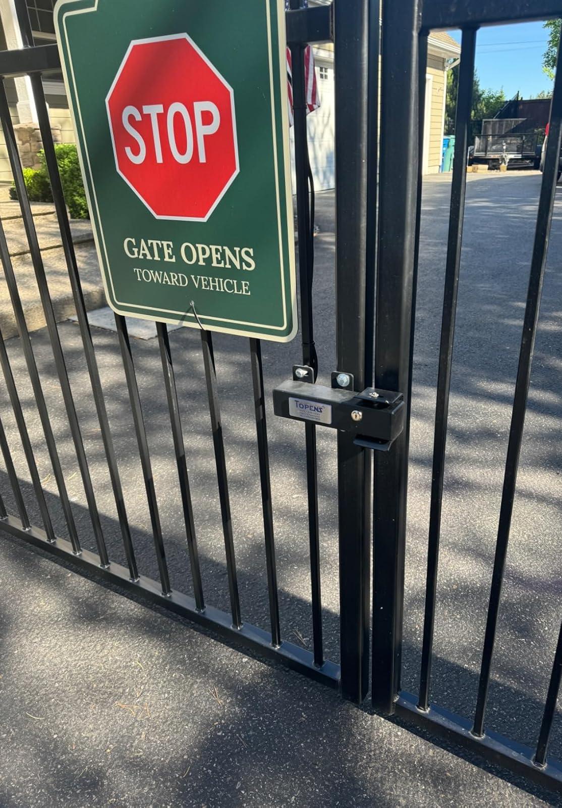 ET24 Electric Gate Lock for Swing Gate in real life