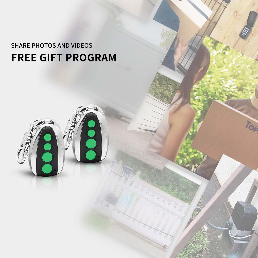 Free Gift Share Gate Opener Photo and Video