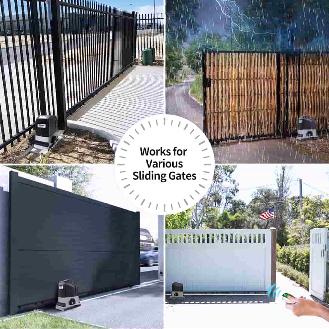 RK1200T DIY Automatic Sliding Gate Opener for Various Sliding Gates