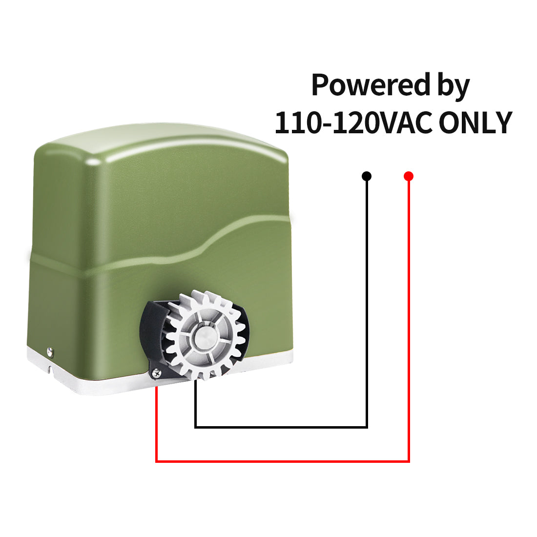 AC Electricity Powered ONLY TOPENS RK700T Sliding Gate Opener