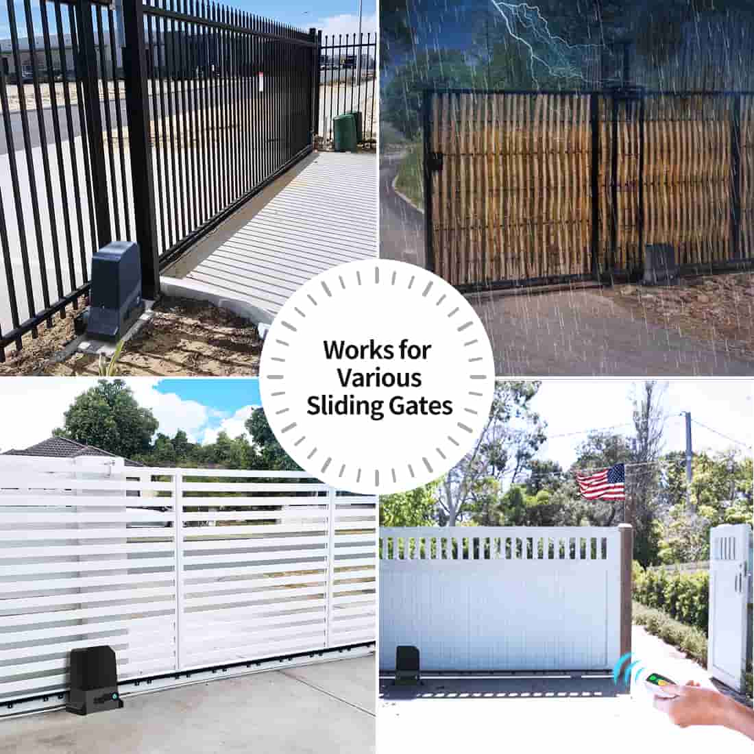 RK990T Auto Sliding Gate Opener for Various Sliding Gates