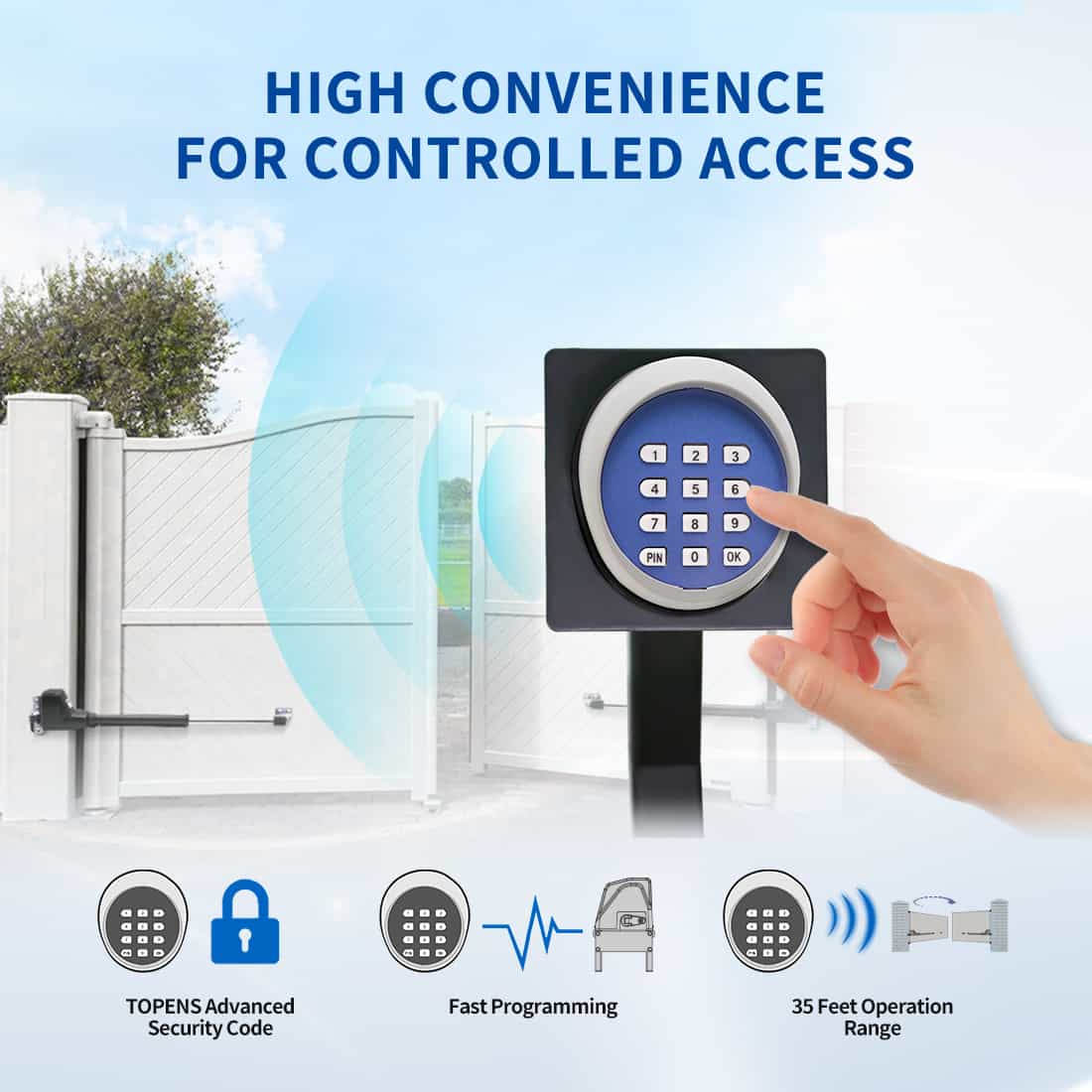 TKP3 Gate Opener Keypad