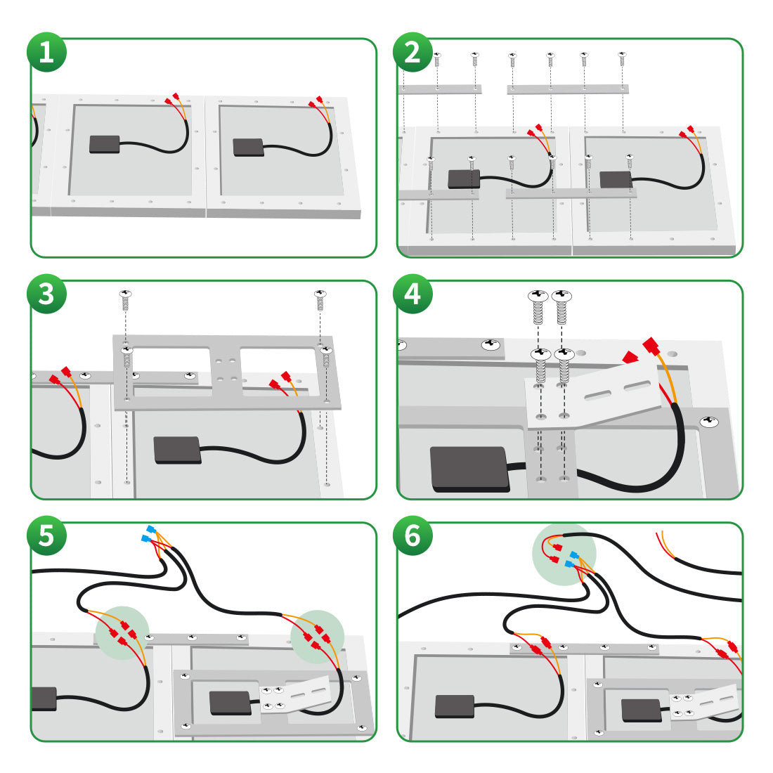 TSP30W 30 Watt Monocrystalline Solar Panels for Gate Openers - Installation