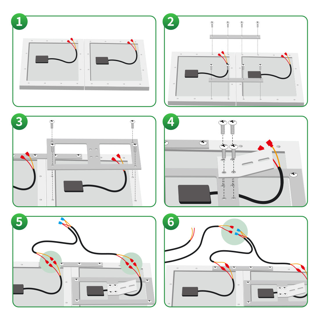 TSQ20W 20 Watt Solar Panel for Gate Opener Installation