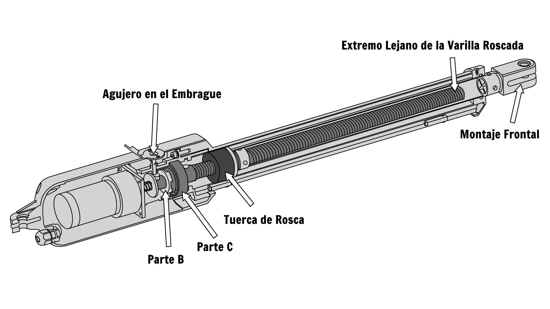Guía de Resolución de Problemas: El Motor Funciona pero el Brazo del Abrepuertas no Se Mueve