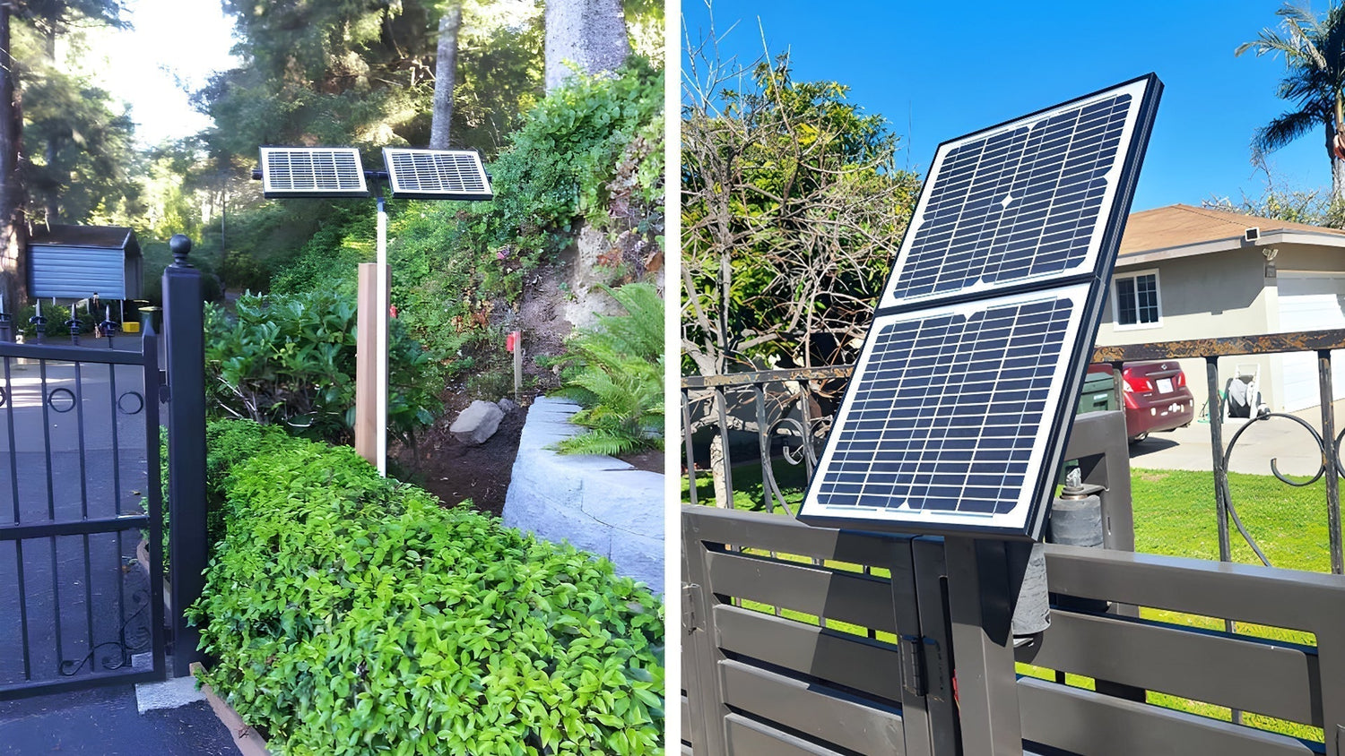 Installation and Wiring of the Solar Panel Kit for TOPENS Automatic Gate Opener
