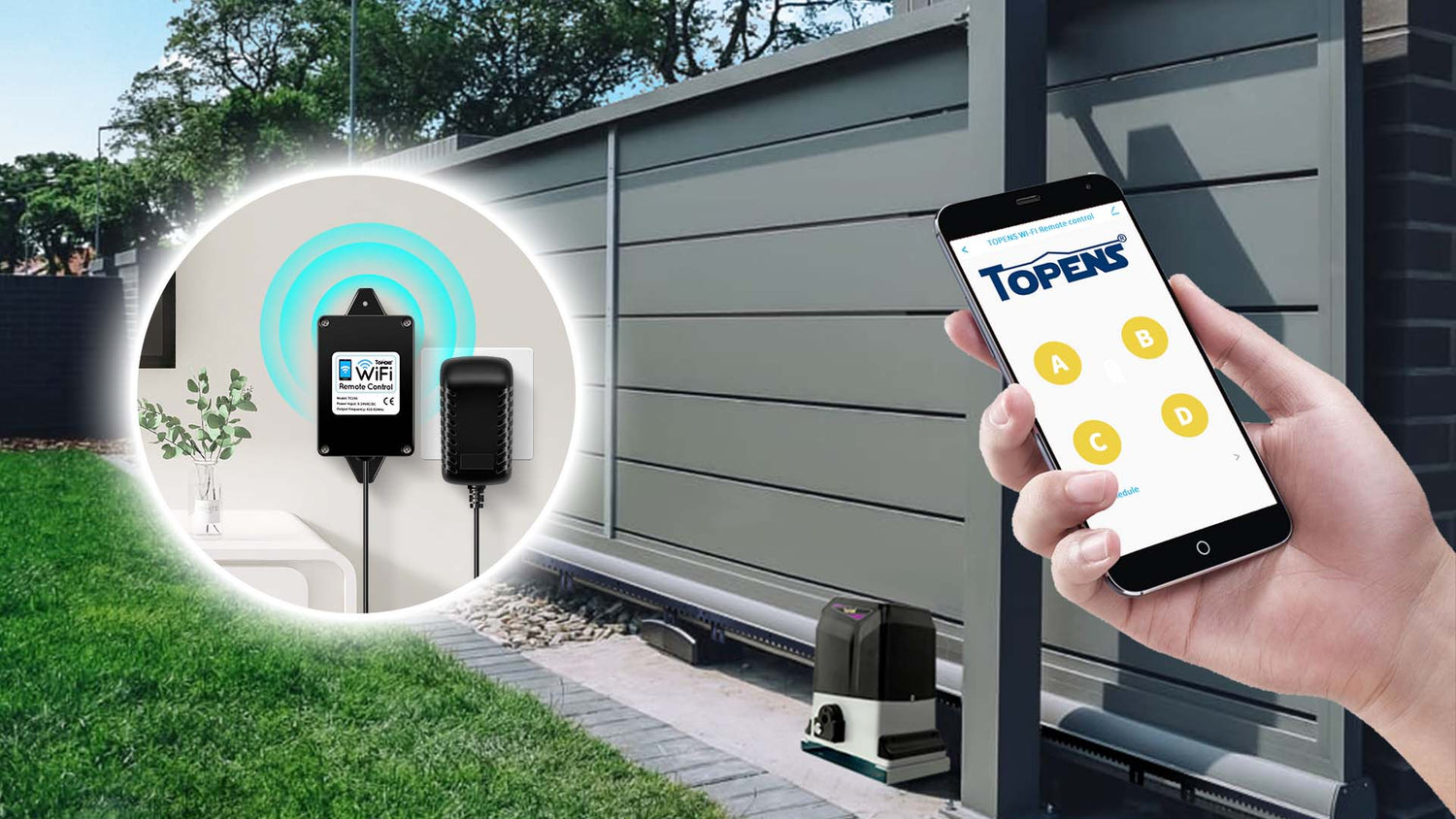 Cómo Configurar TOPENS TC196 Remote Control WiFi para el Control de la Puerta en Cualquier Momento & Lugar