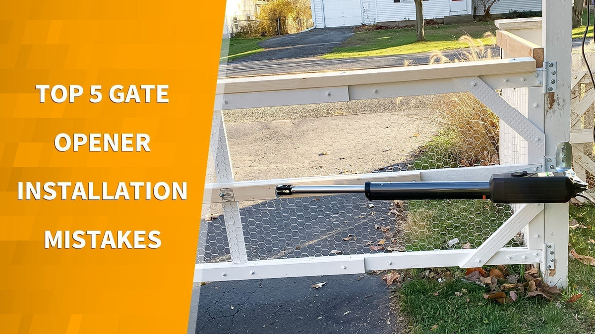5 Costly Gate Opener Installation Mistakes And How to Avoid Them