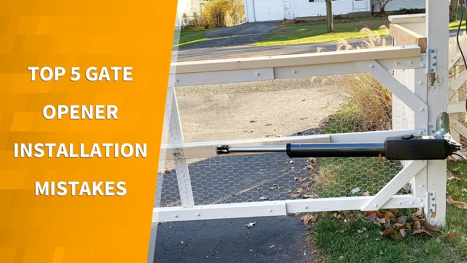 Installing a Gate Opener? Avoid These 5 Costly Mistakes