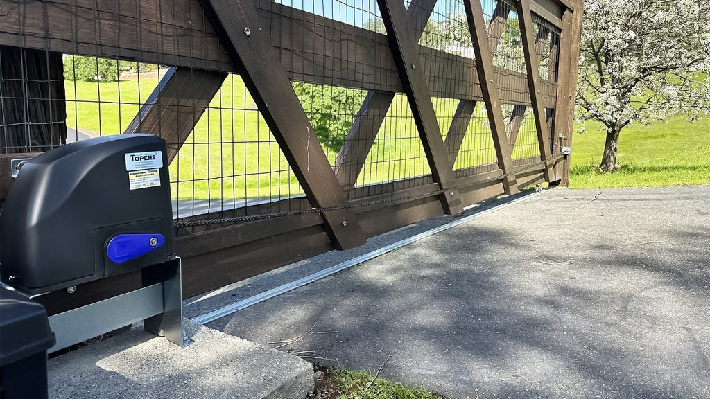 Simple Gate Pitcher TOPENS Sliding Gate Opener Installation Guide: Easy Setup for Homeowners