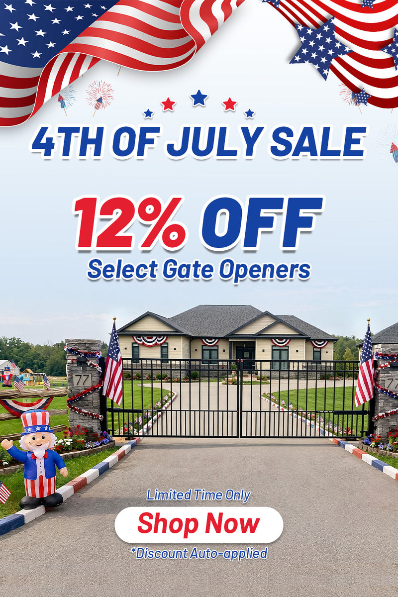 TOPENS Automatic Gate Openers 4th of July Sale - Up to 12% Off