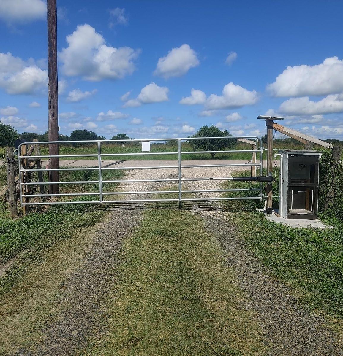 A8 Heavy Duty Single Swing Gate Opener in real life