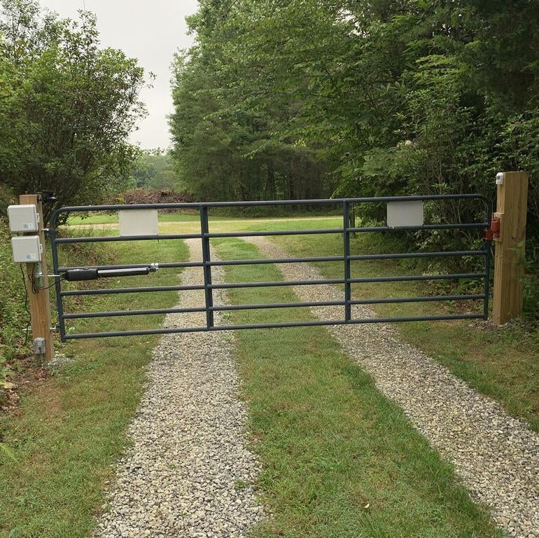 A8131 Heavy Duty Single Swing Gate Opener in real life