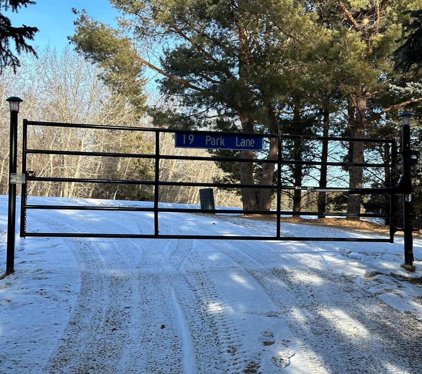 AT6131 Single Swing Gate Opener in real life