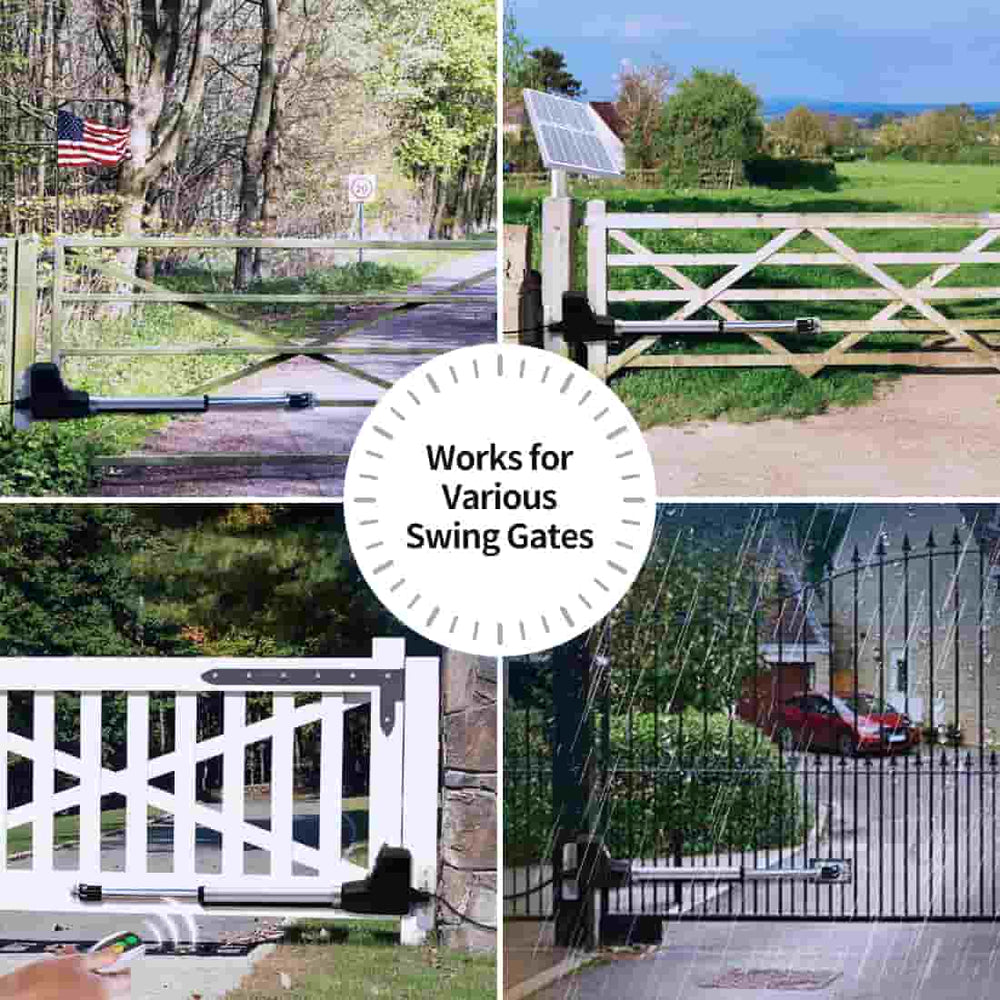Solar Swing AT6131S Solar Powered Gate Opener | TOPENS