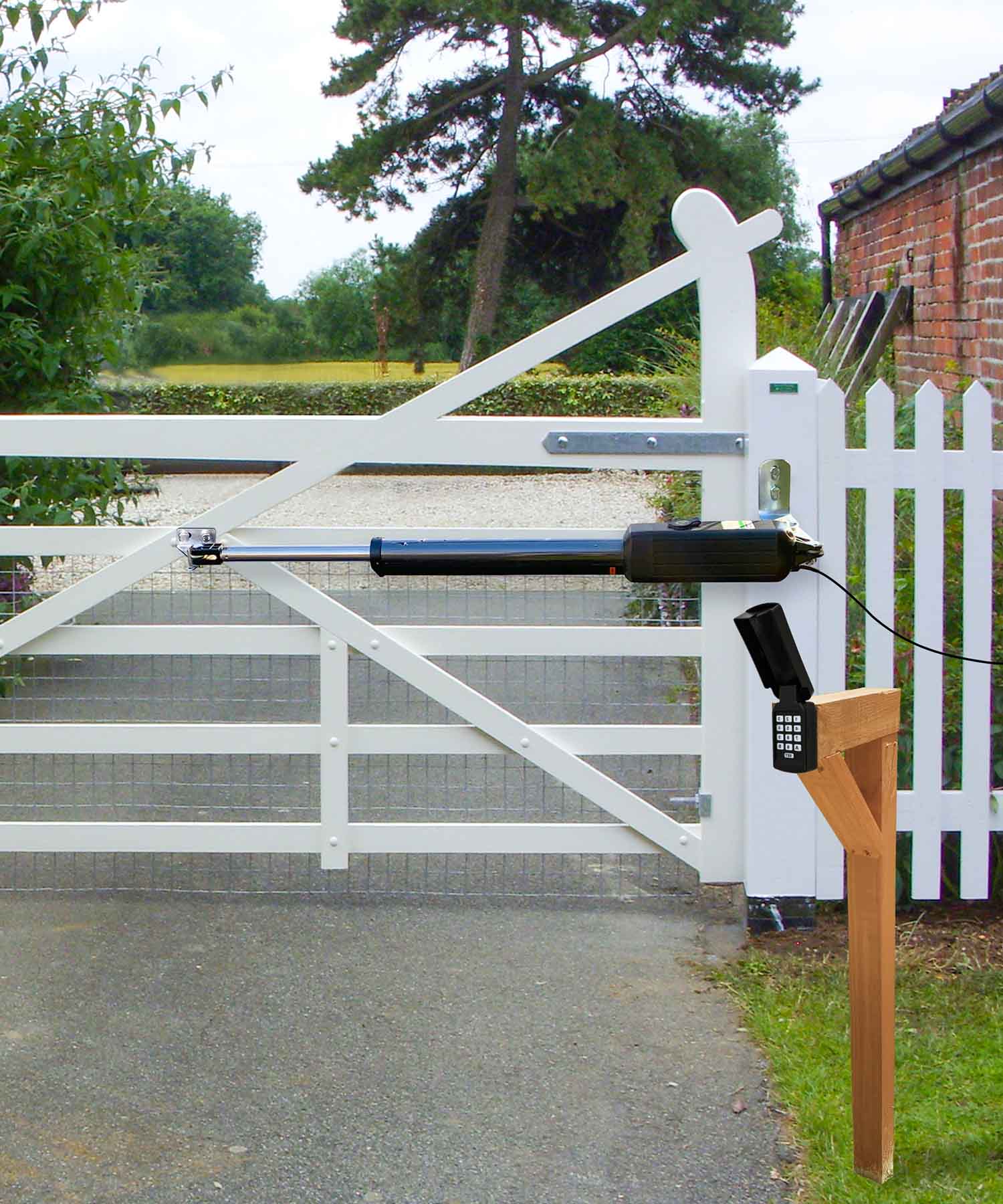 Automatic Gate Opener for Wooden Swing Gate