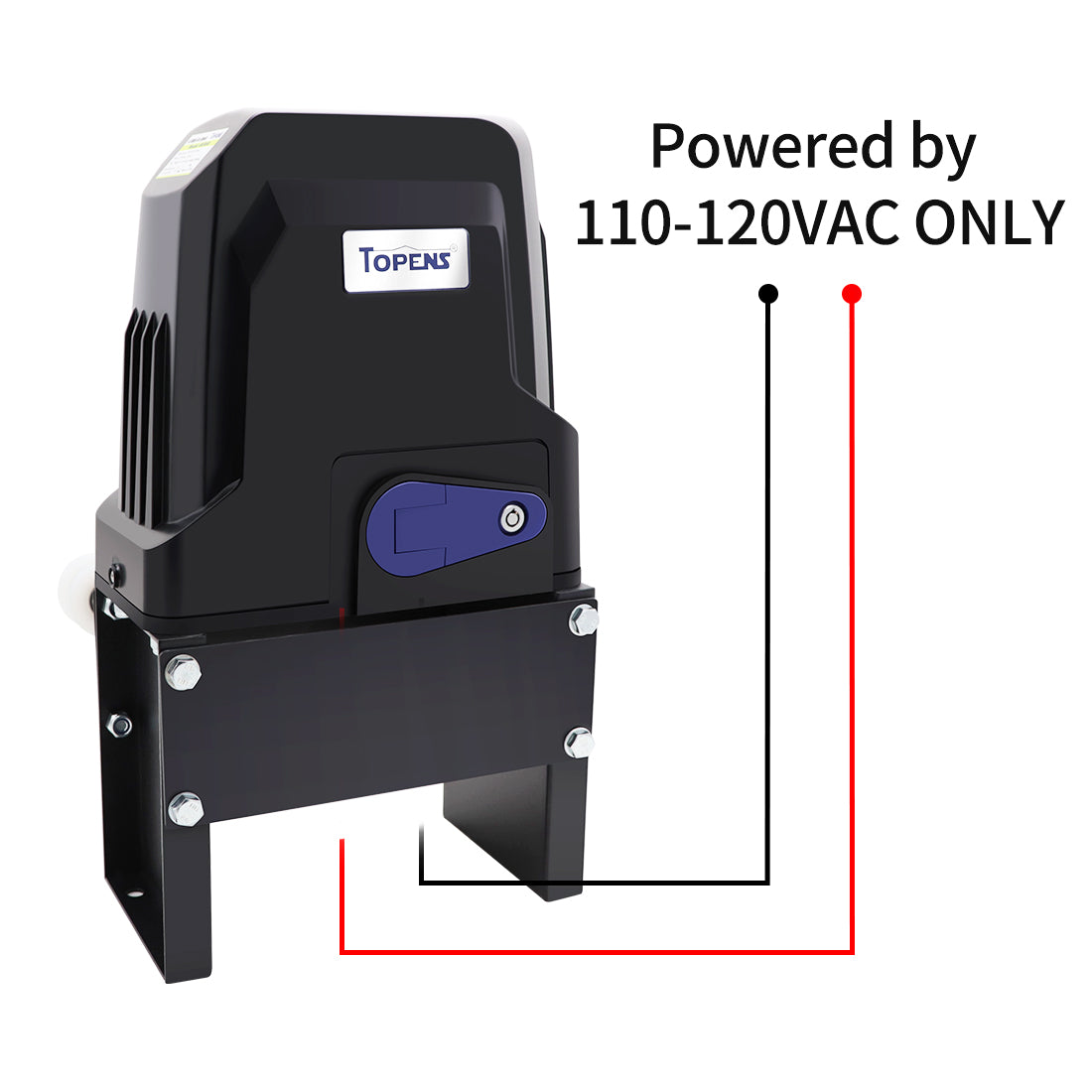AC Electricity Powered ONLY TOPENS BK800 Sliding Gate Opener