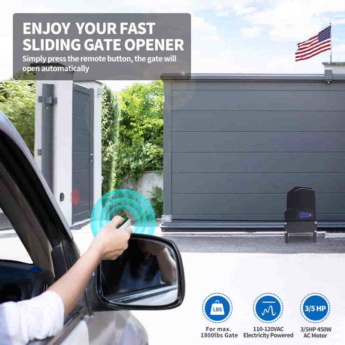 Fast Sliding Gate Opener & Motor TOPENS