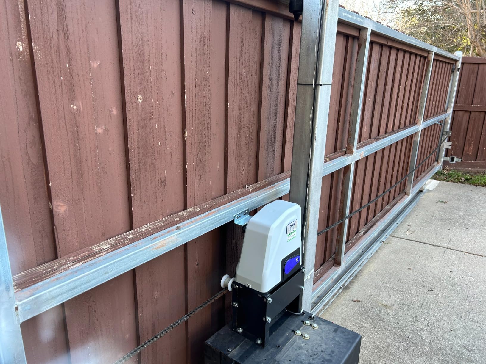 CK1100 Sliding Gate Opener in real life