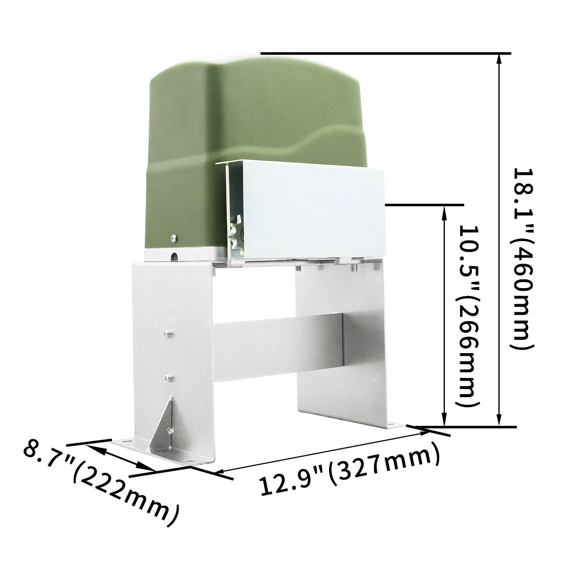 Dimension of TOPENS CK700 Sliding Gate Opener