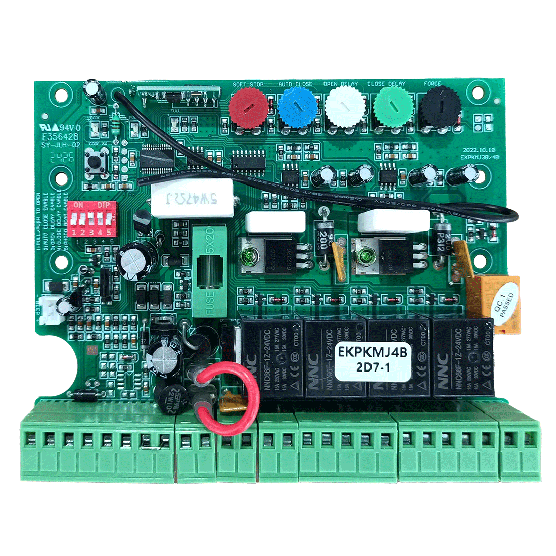 EKPKMJ4B PCB Print Circuit Control Board for AD5(S) AD8(S) PW502 PW802 A5132 A8132 AT6132S AT12132S Swing Gate Openers