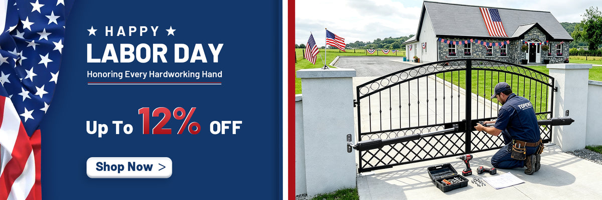 TOPENS Automatic Gate Openers 2026 Labor Day Sale - Up to 12% Off