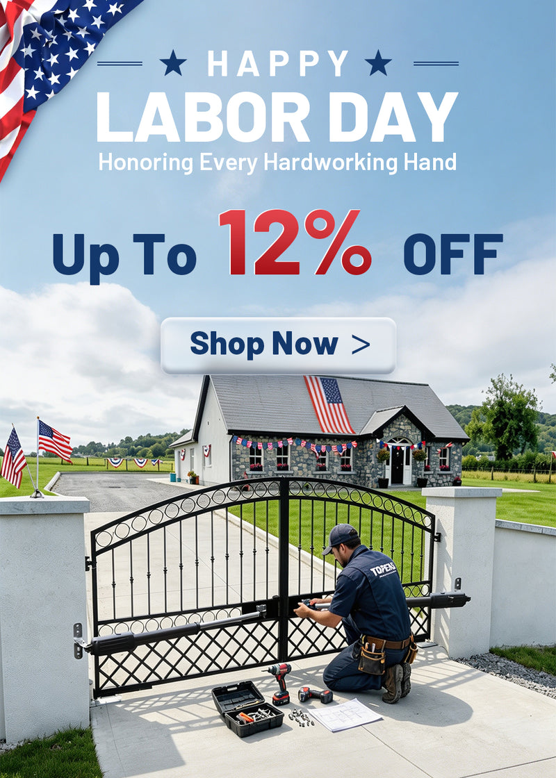 TOPENS Automatic Gate Openers 2026 Labor Day Sale - Up to 12% Off