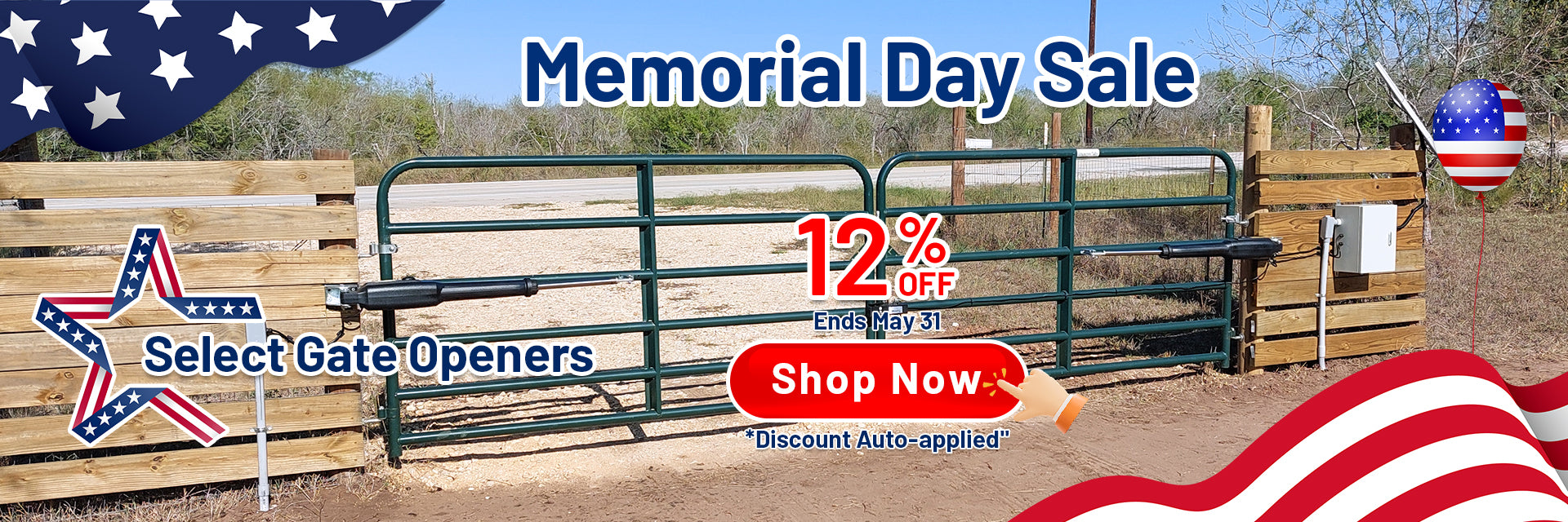 TOPENS Automatic Gate Openers Memorial Day Sale - Up to 12% Off