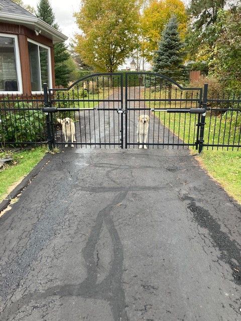 PW502 Dual Swing Gate Opener in real life