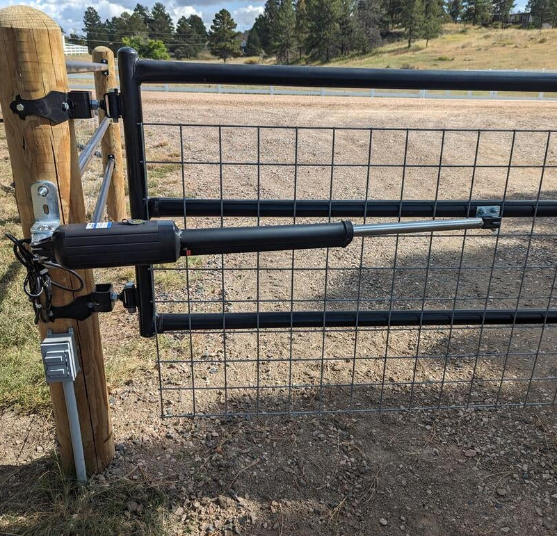 PW802 Heavy Duty Dual Swing Gate Opener in real life