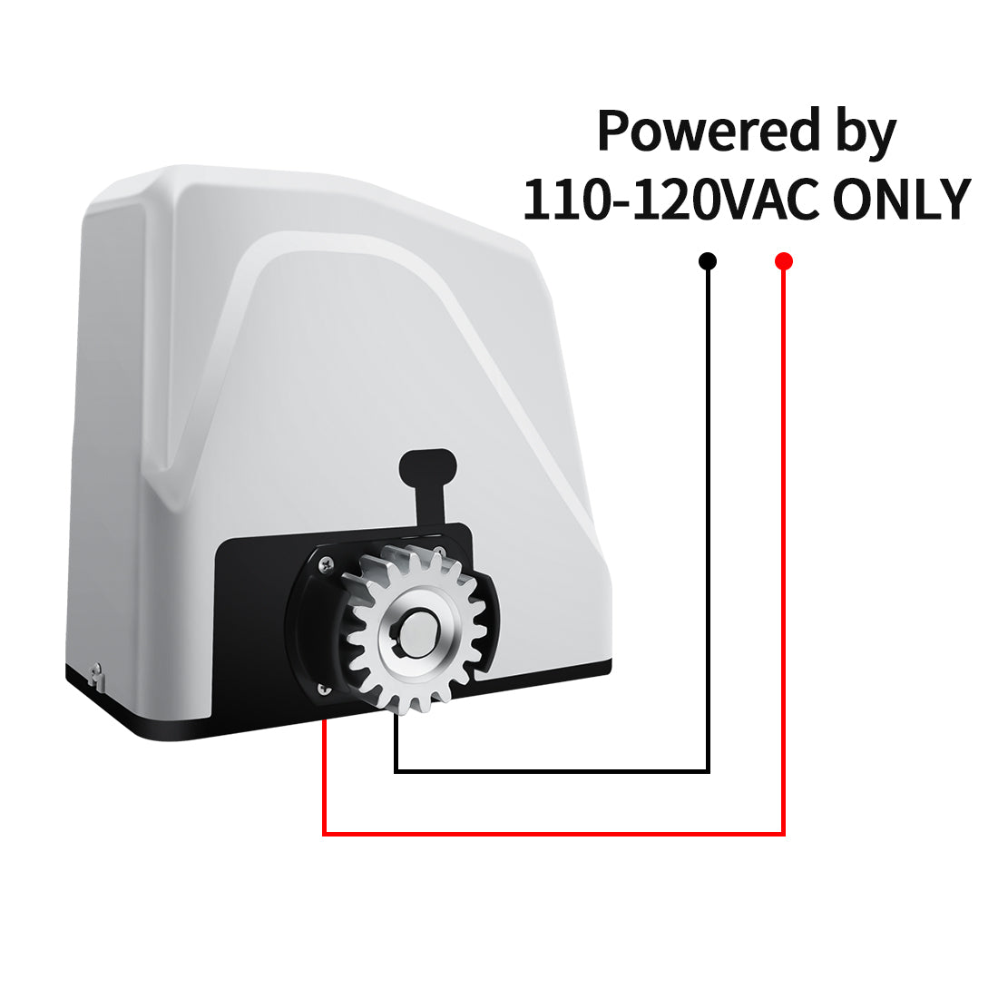 AC Electricity Powered ONLY TOPENS RK1100T Sliding Gate Opener