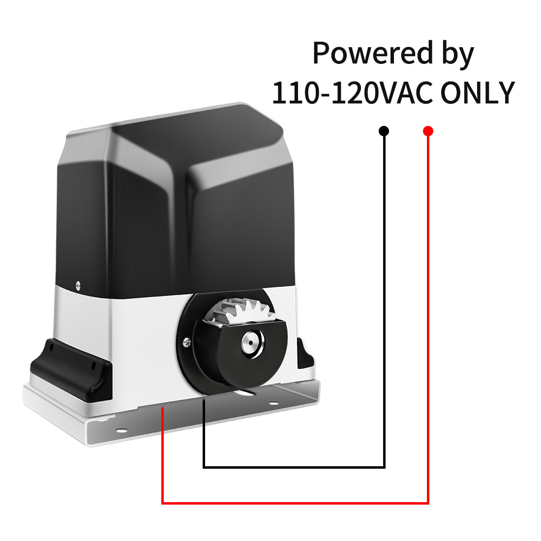 AC Electricity Powered ONLY TOPENS RK1200T Sliding Gate Opener