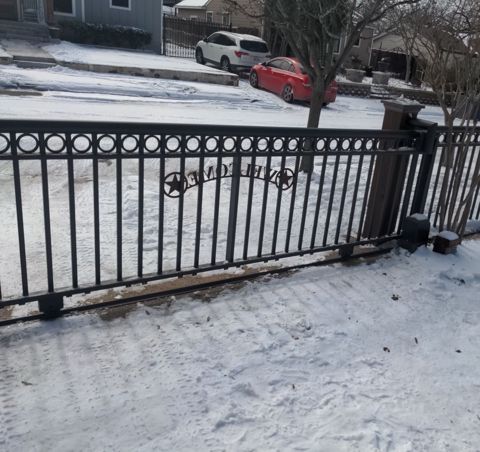 RK990T Sliding Gate Opener in real life