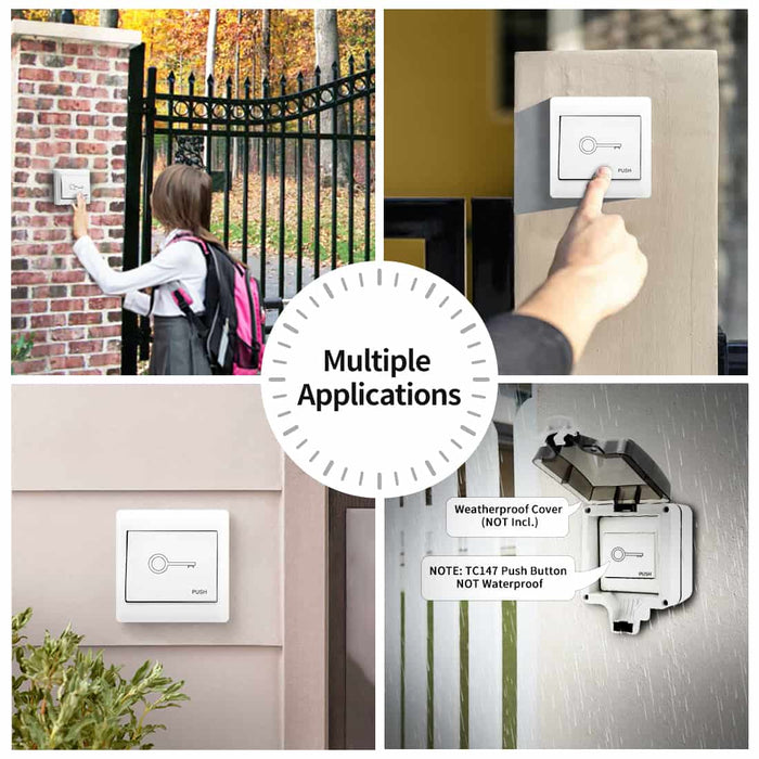 Push Button Gate Controller Wall Push Button Switch for Automatic Gate Opener | TOPENS