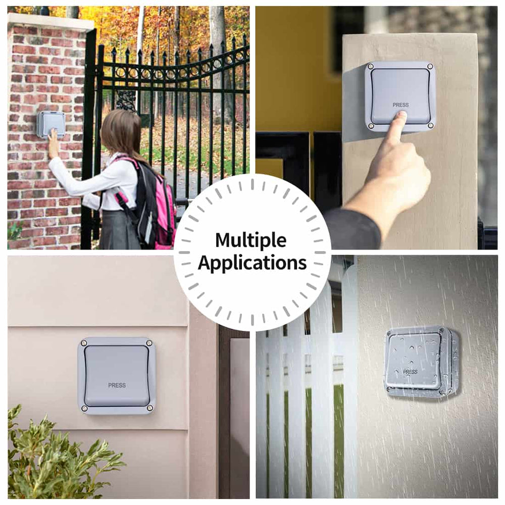 Waterproof Push Button Switch for Gate Opener | TOPENS