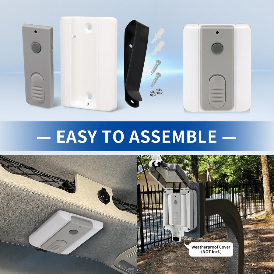 Push Button Gate Controller Wireless Push Button for Automatic Gate Opener | TOPENS