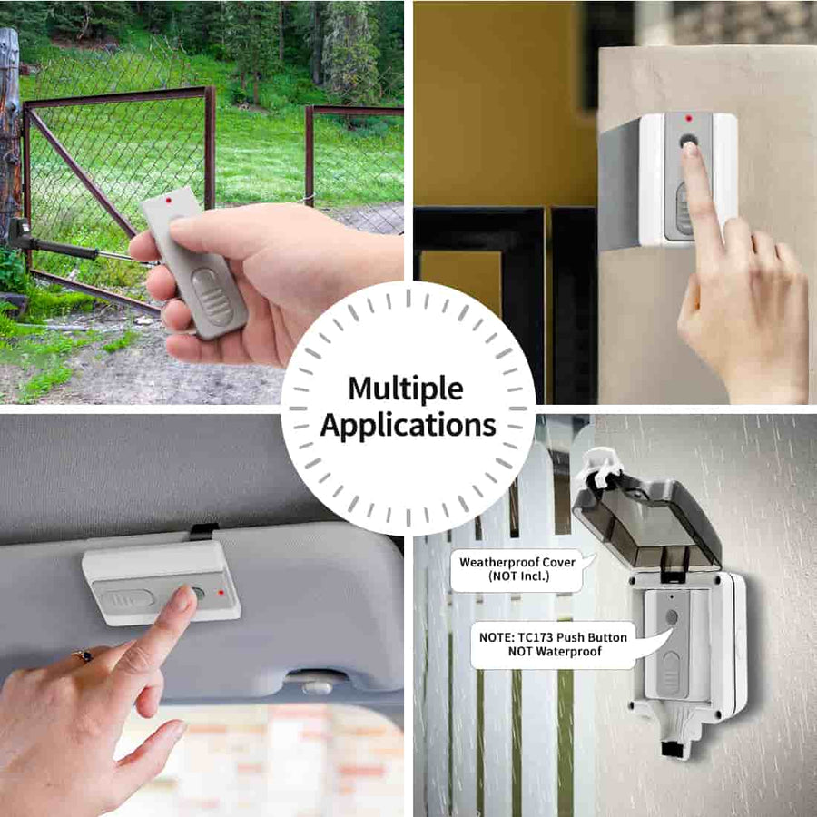Push Button Gate Controller Wireless Push Button for Automatic Gate Opener | TOPENS