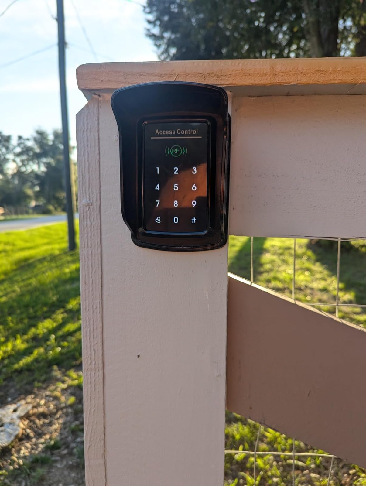 TC175P Touch Panel Wired Keypad for Automatic Gate & Garage Door Opener in real life