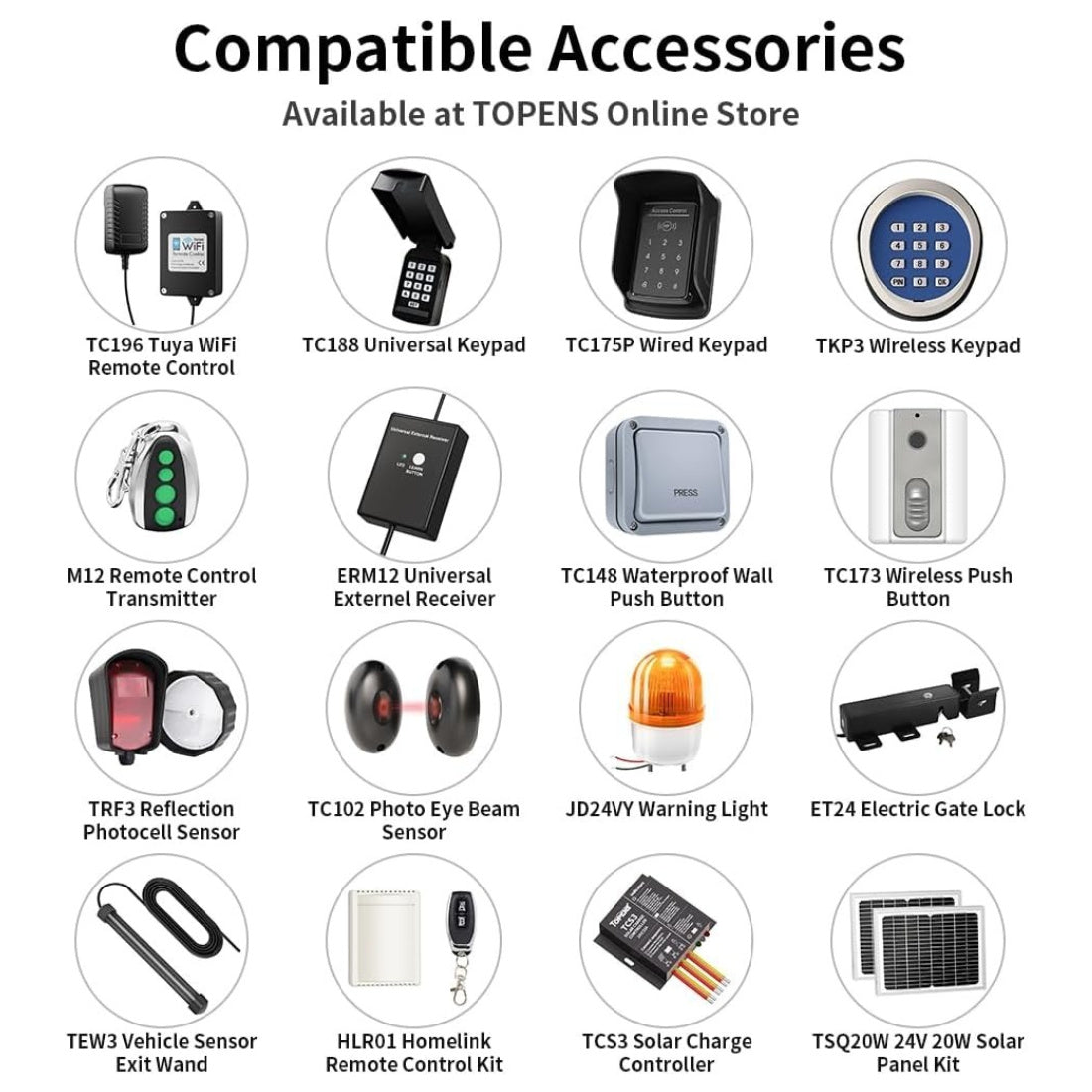 TCS3 Solar Charge Controller Compatible Accessories