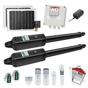 TOPENS AD5S Solar Dual Swing Gate Opener