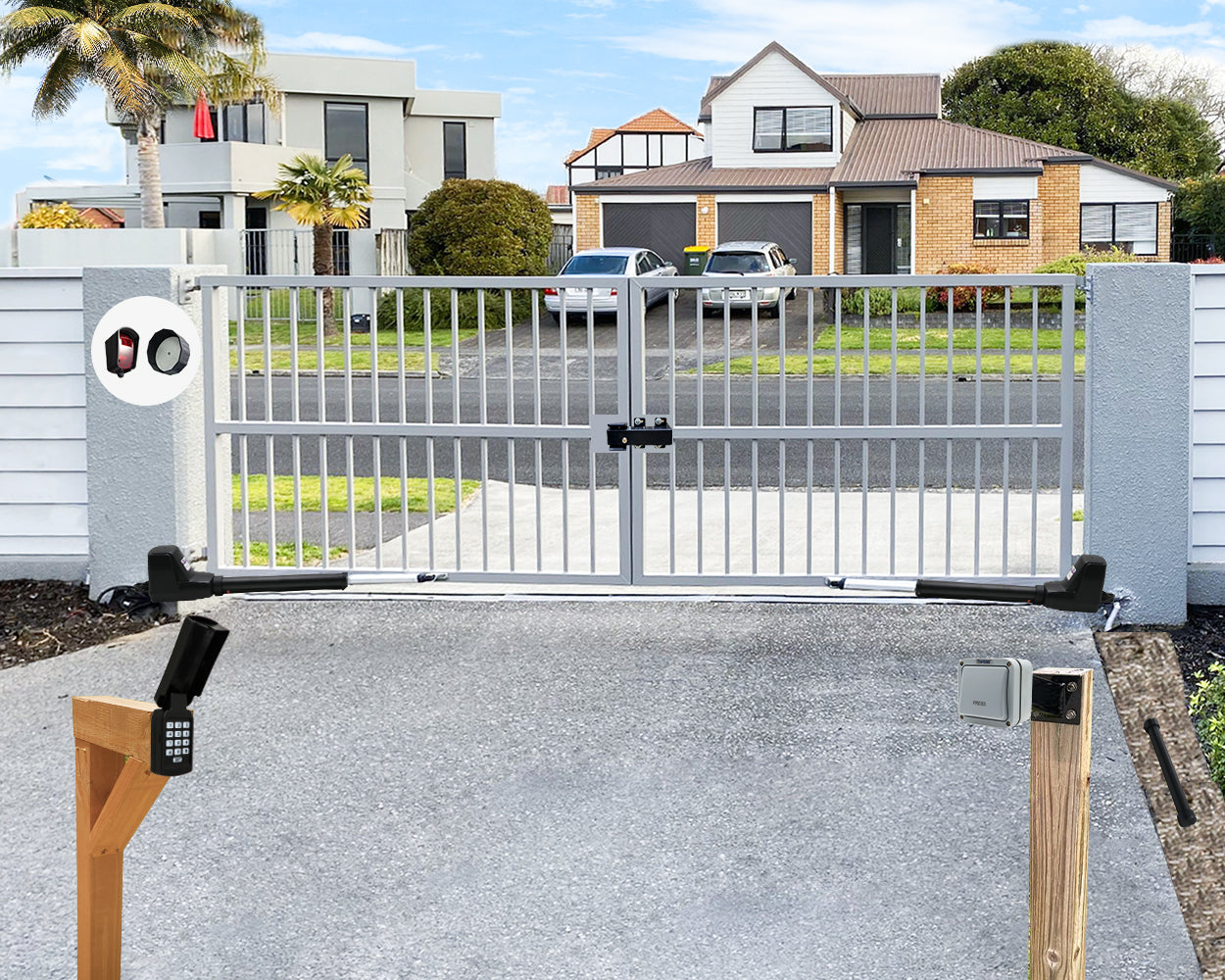 swing gate opener, shop the look, pair with accessories to complete your gate system